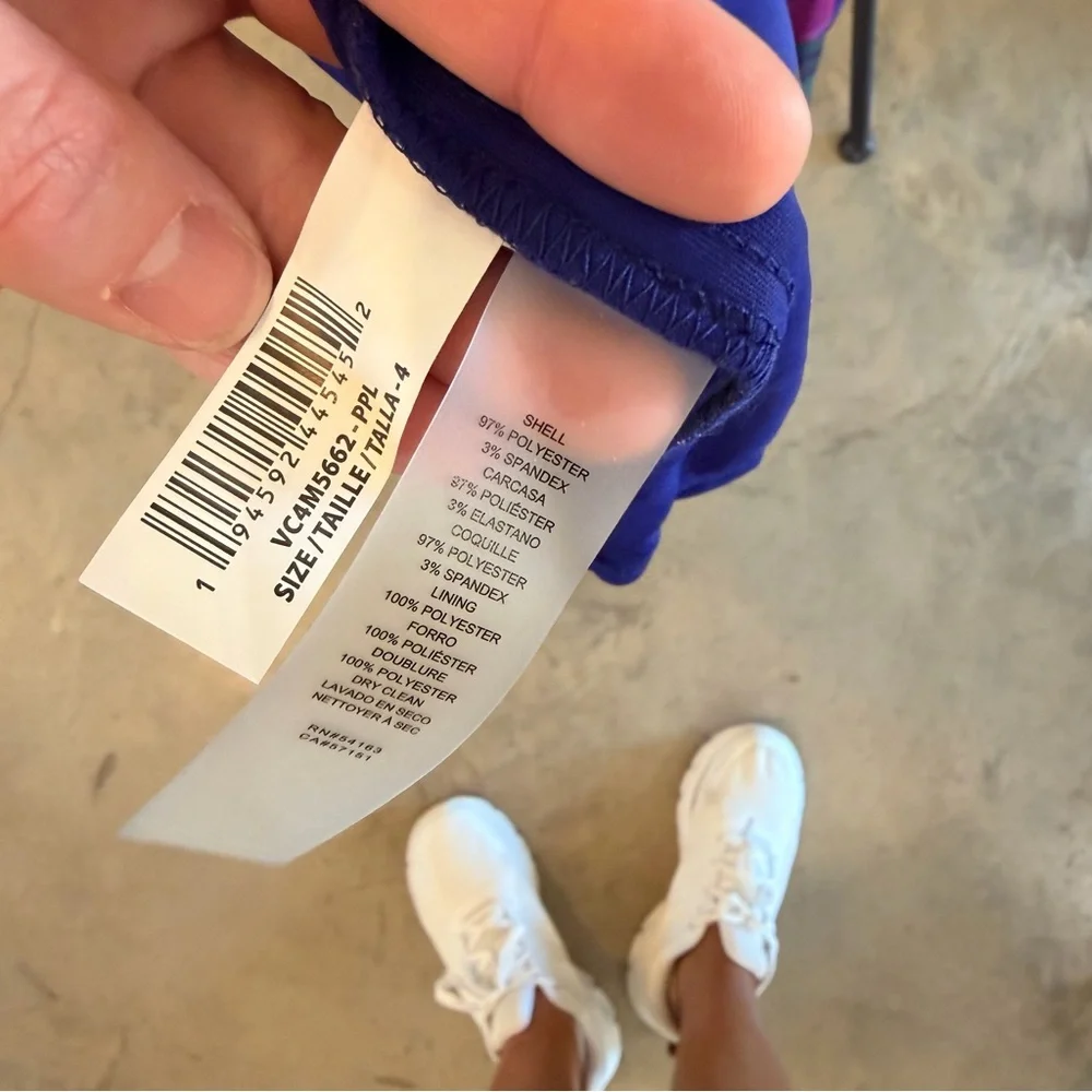 NWT -Vince Camuto - Floral Midi Dress Size 4 - Picture 10 of 12